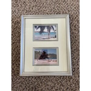 Connoisseur Silver picture frame 12x14‎ holds 2 4x6 pictures